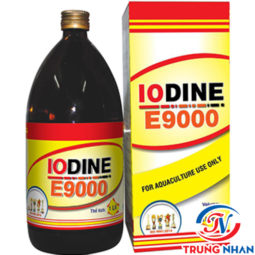 DIỆT KHUẨN VÀ XỬ LÝ MÔI TRƯỜNG IODINE E9000 CHAI SÀNH 1L