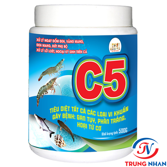 C5 - TIÊU DIỆT TẤT CẢ CÁC LOẠI VI KHUẨN GÂY BỆNH: Gan Tụy, Phân Trắng, Hoại Tử Cơ  